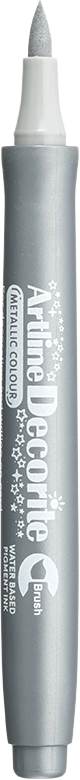 Artline Decorite brush silver