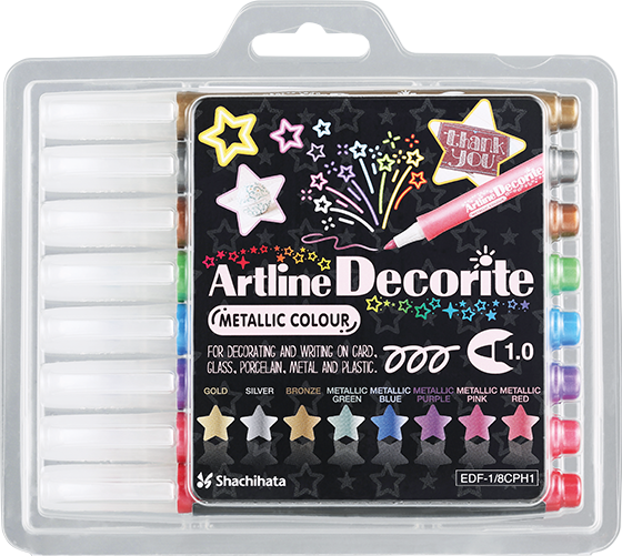 Artline Decorite clamshells 1.0mm