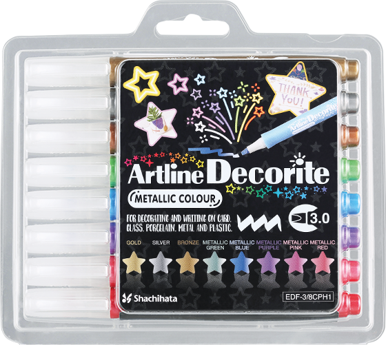 Artline Decorite clamshells 3.0mm