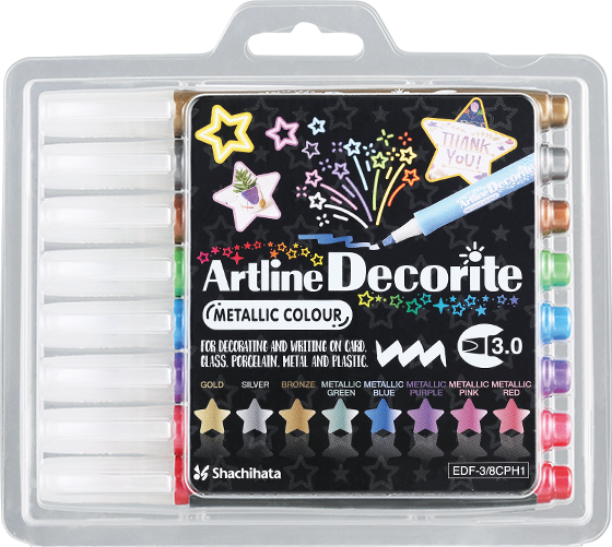 Artline Decorite conchas de 3.0 mm