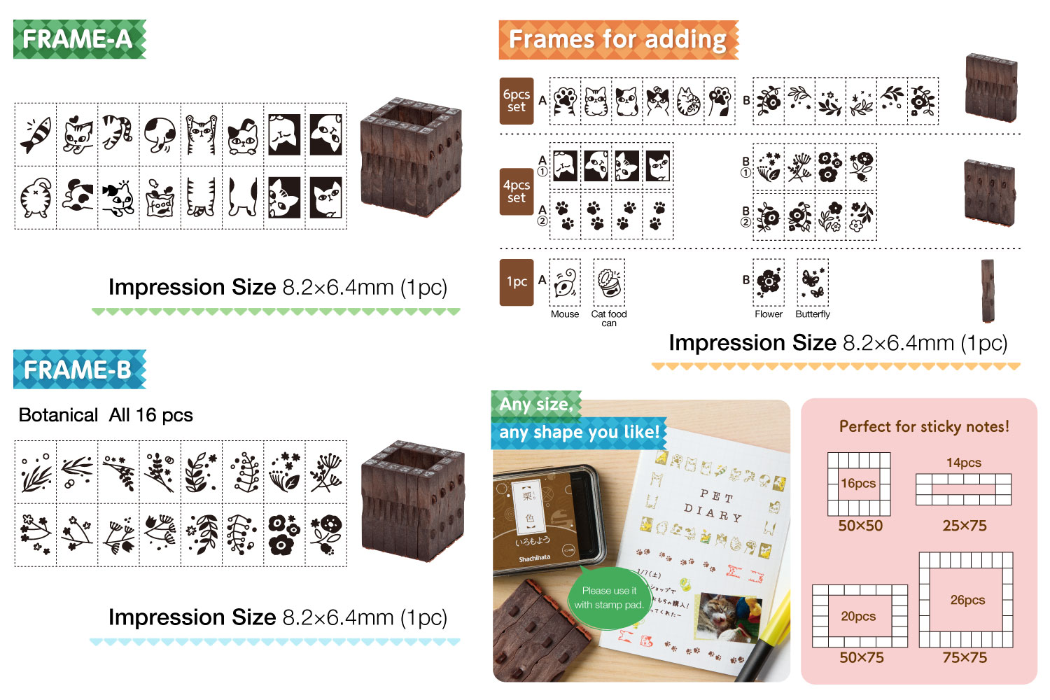 CALENDAR STAMP MONTH AND DAY FRAME