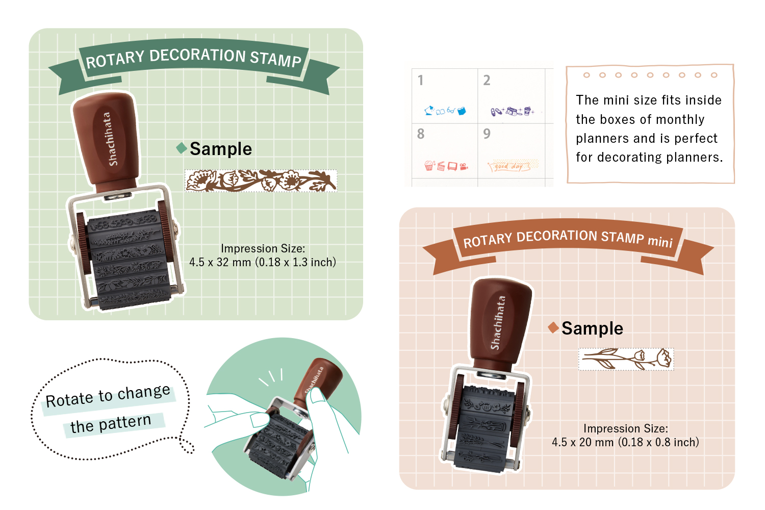 ROTARY DECORATION STAMP ROTARY DECORATION STAMP mini