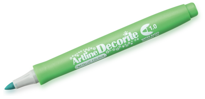 Artline Decorite 1.0 verde metalizado