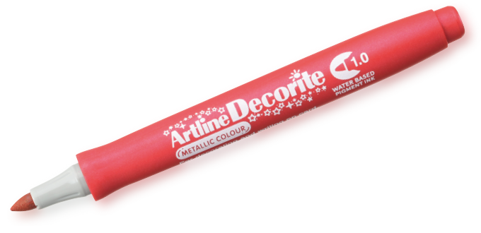 Artline Decorite 1.0 metallicred