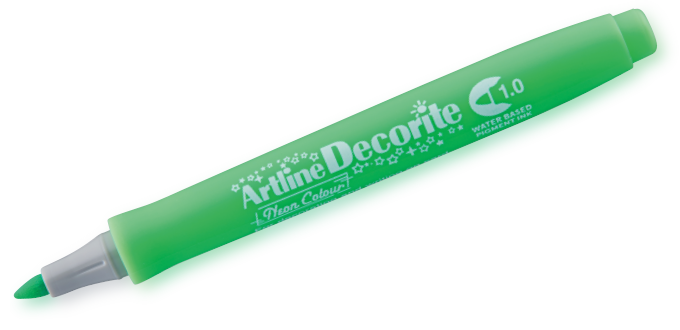 Artline Decorite 1.0 verde neón
