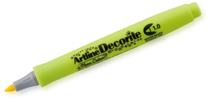 Artline Decorite 1.0 amarillo neón