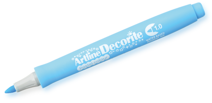 Artline Decorite 1.0 azul pastel