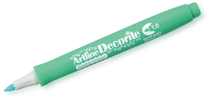 Artline Decorite 1.0 verde pastel