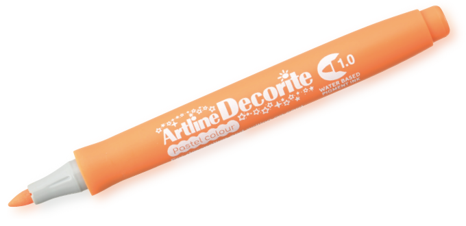 Artline Decorite 1.0 pastelorange