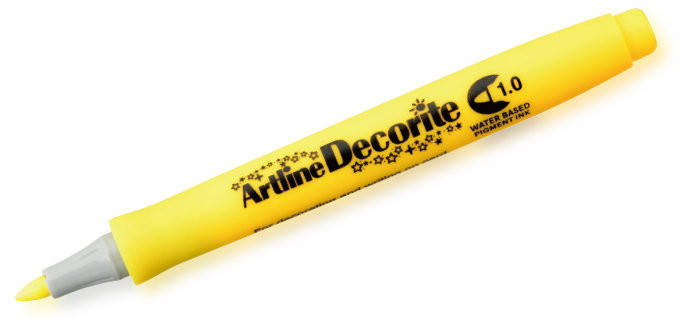 Artline Decorite 1.0 yellow