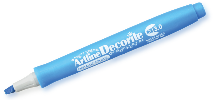 Artline Decorite 3.0 azul metálico
