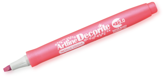 Artline Decorite 3.0 rosa metalizado