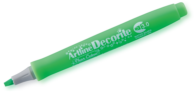 Artline Decorite 3.0 verde neón