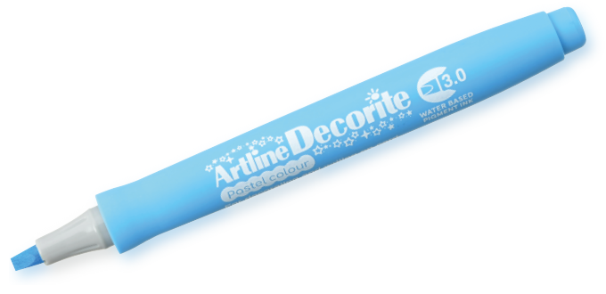 Artline Decorite 3.0 azul pastel