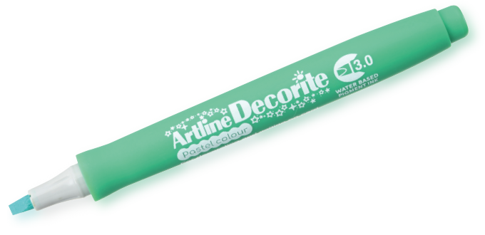 Artline Decorite 3.0 verde pastel