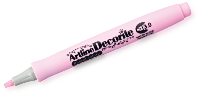 Artline Decorite 3.0 rosa pastel