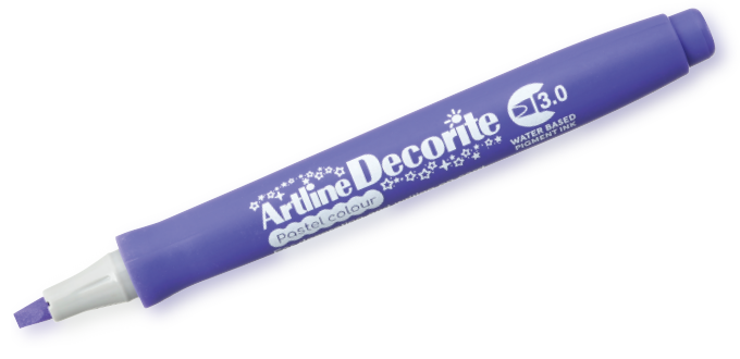 Artline Decorite 3.0 púrpura pastel