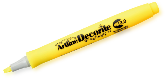 Artline Decorite 3.0 amarillo