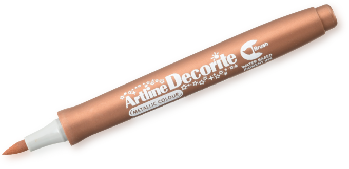 Artline Decorite Brush bronce