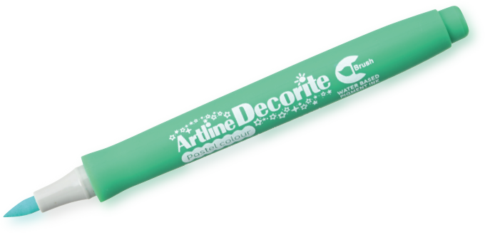 Artline Decorite Brush pastelgreen