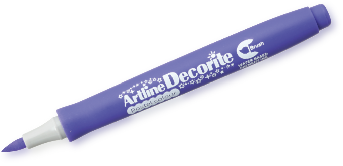 Artline Decorite Brush pastel morado