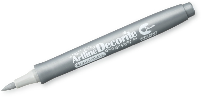 Artline Decorite Brush plata