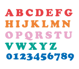 Alphabet(upper case letters)