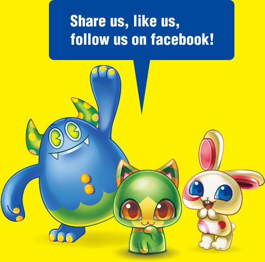 Share us, like us, follow us on facebook!